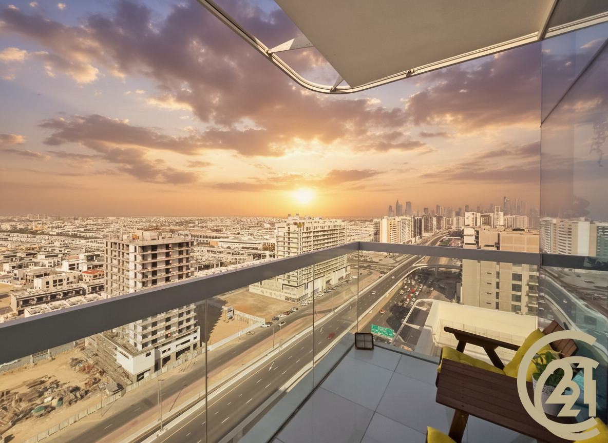 High Floor | 2BR+Maid | Skyline View